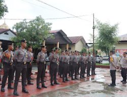 Wakapolres Polman Berikan Arahan kepada Siswa Diktukba Latja di Polres Polman