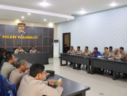 Pimpin Rapat Anev Mingguan, Kapolres Pasangkayu Sampaikan Arahan Penting dalam Tugas