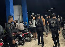 Polresta Mamuju Gelar Patroli Blue Light dan Jalan Kaki untuk Cooling System Menjelang Pilkada Serentak 2024