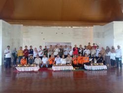 Polsek Tinambung Hadiri Sosialisasi Pencegahan dan Mitigasi Bencana BPBD Kabupaten Polman di Tinambung