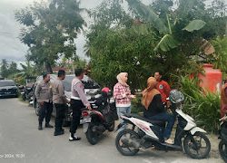Satgas OMP Marano Polres Polman Laksanakan Pengamanan Kampanye Paslon Bupati dan Wakil Bupati Polman