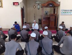 Polres Pasangkayu Laksanakan Binrohtal Bersama Siswa Latja SPN Mekkatta Polda Sulbar