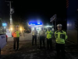 Sat Lantas Polres Polman Laksanakan Blue Light Patrol untuk Cegah Pelanggaran Lalu Lintas di Malam Hari