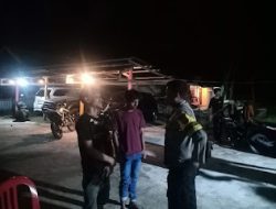 Polsek Allu Polres Polman Laksanakan Patroli Malam Hari Cegah Gangguan Kamtibmas Menjelang Pilkada