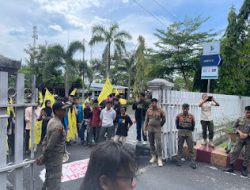 Polres Polman Laksanakan Pengamanan Aksi Unjuk Rasa oleh PK PMII Unasman