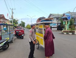 Cooling System Satlantas Polres Bantaeng Ajak Pengguna Jalan Sukseskan Pilkada 2024.