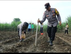 Polresta Malang Kota Dukung  Program Asta Cita Kampanyekan Swasembada Pangan Nasional.