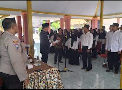 Hadiri Pelantikan Pengawas TPS,  Danramil 0819/04 Kejayan Ajak Sukseskan Pilkada.