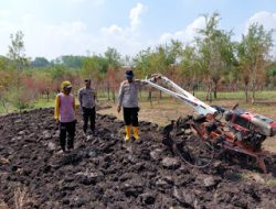 Dukung Swasembada Pangan, Polres Nganjuk Siapkan Lahan Tanam Jagung Varietas Unggul.