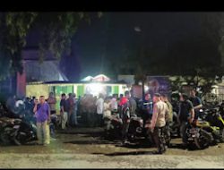 Amankan Kampanye, Personil Polsek Somba Opu Himbau Masyarakat Jaga Kamtibmas.