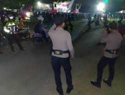 Polres Bantaeng Amankan Kampanye Tatap Muka dan Lakukan Cooling System dengan Himbauan kepada Masyarakat.