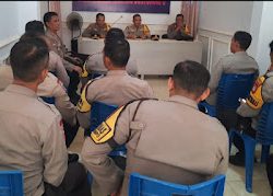 Dukung Program Asta Cita Nasional, Polres Gowa Gelar Anev Tugas Bhabinkamtibmas.