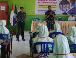 Bati Tuud Koramil 0819/04 Kejayan Berikan Pelatihan Kepemimpinan Kepada Siswa SMPN 2 Kejayan.