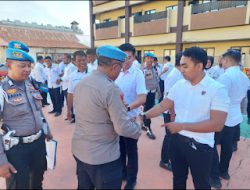 Sipropam Polres Gowa Gelar Pemeriksaan Penampilan Hedonis Personel Satreskrim dan Satintelkam.