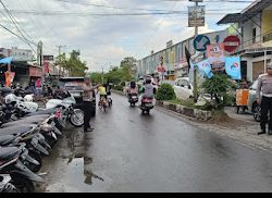 Di 6 titik yang berbeda, Polsek Somba Opu Amankan Kampanye Paslon Bupati dan Wakil Bupati Pilkada 2024.