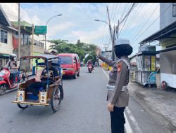 Satgas Kamseltibcar Lantas OMP 2024 Gelar Patroli dan Pengaturan Arus Lalulintas.