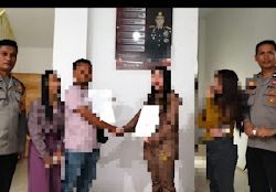 Polsek Mamuju Panggil Pasangan Yang Diduga Selingkuh ke Kantor Polsek untuk Klarifikasi.