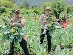 Polsek Tombolopao Galakkan Program Ketahanan Pangan Mendukung Asta Cita Presiden RI.