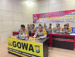 Polres Gowa Siapkan Pengamanan Pilkada Serentak 2024, Kapolres Ikuti Pelatihan Olah Strategi.