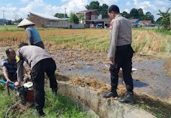 Dukung Ketahanan Pangan Nasional, Polsek Pallangga Sambangi Petani Dan Peternak Ikan.