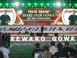 Kapolres Gowa Bersama Jajaran Forkopimda Hadir di Pesta Rakyat Dalam Rangka Hari Jadi Gowa ke-704.
