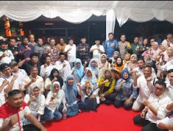 Kapolres Gowa Hadiri Acara Silaturahmi Menteri Desa dan PDT Dengan Masyarakat Barombong.