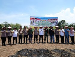 Polres Pasuruan Gelar Launching Gugus Tugas Ketahanan Pangan Secara Serentak.