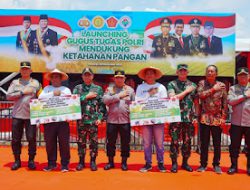 Dukung Program Swasembada Pangan, Kapolri-Panglima TNI Luncurkan Gugus Tugas Polri.