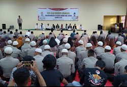 Polres Gowa Gelar Doa dan Dzikir Bersama dalam Rangka Pilkada Damai di Wilayah Kab. Gowa.