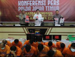 Polda Jatim Berhasil Ungkap 28 Kasus TPPO, 41 Tersangaka Diamankan.