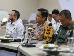 Kapolres Gowa Hadiri Rapat Tim Desk Koordinasi Pilkada Serentak Kemenko Polkam di Pemda Gowa.