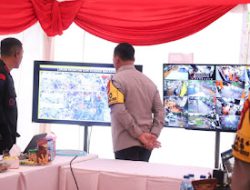 Kapolda Sulsel Pantau Pengamanan Kampanye Akbar Pilgub Sulsel 2024.