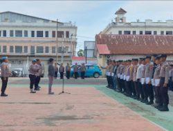 Polres Gowa Gelar Apel Siaga Antisipasi Kamtibmas Pasca Pemungutan Suara Pilkada Serentak 2024.