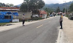 Polsek Pana Polres Mamasa Laksanakan Pergelaran Pasukan Pengamanan Ambang Gangguang Pagi, Jamin Kamtibmas Aman di Wilkum Polsek Pana