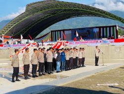 Polres Mamasa Amankan Kampanye Akbar Pasangan Calon Bupati dan Wakil Bupati Kabupaten Mamasa di Lapangan Kondospata Mamasa