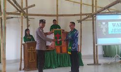 Bhabinkamtibmas Polsek Pana Polres Mamasa Laksanakan Sosialisasi Penerimaan Bintara Kompetensi Khusus Polri di Kabupaten Mamasa