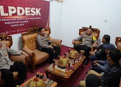 Pastikan Kesiapan Pengamanan Pilkada Maksimal, Kapolda Kunjungi Polres Majene dan Kantor KPU