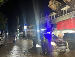 Sat Lantas Polres Mamasa Laksanakan Patroli Blue Light  untuk Jaga Kamtibmas dan Lalu Lintas di Wilayah Hukum Polres Mamasa