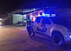 Sat Lantas Polres Mamasa Laksanakan Patroli Blue Light  untuk Jaga Kamtibmas dan Lalu Lintas di Wilayah Hukum Polres Mamasa