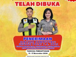 Polres Mamasa Kini Membuka Pendaftaran Bintara Kompetensi Khusus Polri Tahun Anggaran 2025