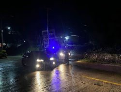 Sat Lantas Polres Mamasa Laksanakan Patroli Blue Light  untuk Jaga Keamanan dan Kelancaran Lalu Lintas di wilayah Hukum Polres Mamasa