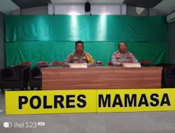 Polres Mamasa Laksanakan Zoom Meeting Arahan Program Ketahanan Pangan oleh SSDM Mabes Polri