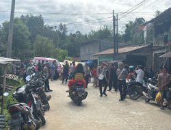 Sat Samapta Polres  Mamasa Laksanakan Patroli Jalan Kaki Untuk Jaga Kamtibmas di Wilayah Hukum Polres Mamasa