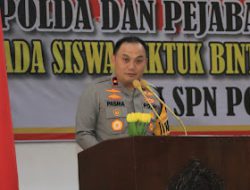 Wakapolda Jatim Beri Pembekalan Pengantar Tugas Siswa Diktuk Bintara Polri Gelombang II/2024 di SPN