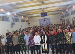 Dandim 0819 Pasuruan dan Forkopimda Pastikan Malam Natal 2024 Berjalan Aman dan Kondusif