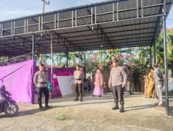 Polres Pasangkayu Kerahkan Personel Pengamanan PSU Di TPS 002 Kelurahan Pasangkayu