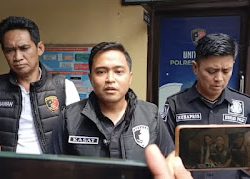 Konferensi Pers Kasat Reskrim Polres Polman Tentang Dugaan Tindak Pidana Persetubuhan Anak di Bawah Umur
