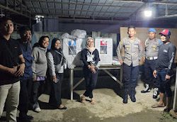 Polresta Mamuju Kembali Lakukan Pengawalan Ketat Logistik Pilkada untuk PSU di 3 TPS