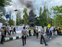 Polres Polman Laksanakan Pengamanan Unjuk Rasa oleh PMII Unasman