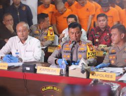 Kapolda Sulsel Pimpin Konferensi Pers Kasus Pembuatan dan Peredaran Uang Palsu di Gowa